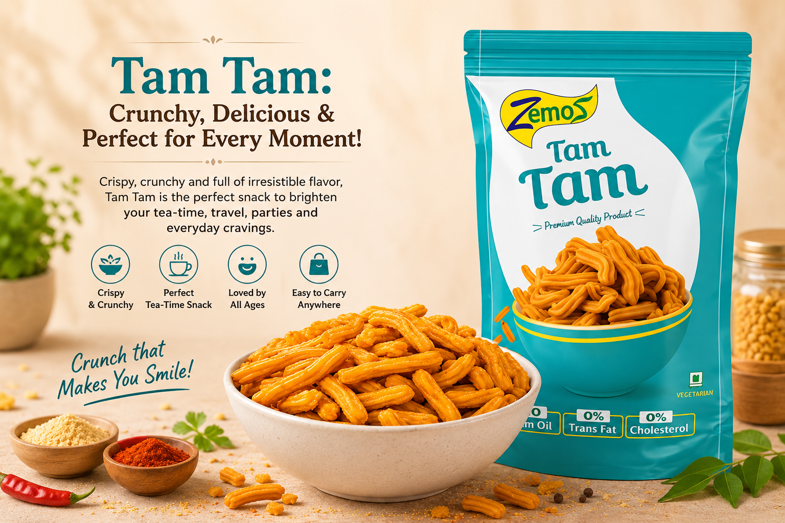 Tam Tam: The Crunchy Snack That Adds Fun and Flavor to Every Moment