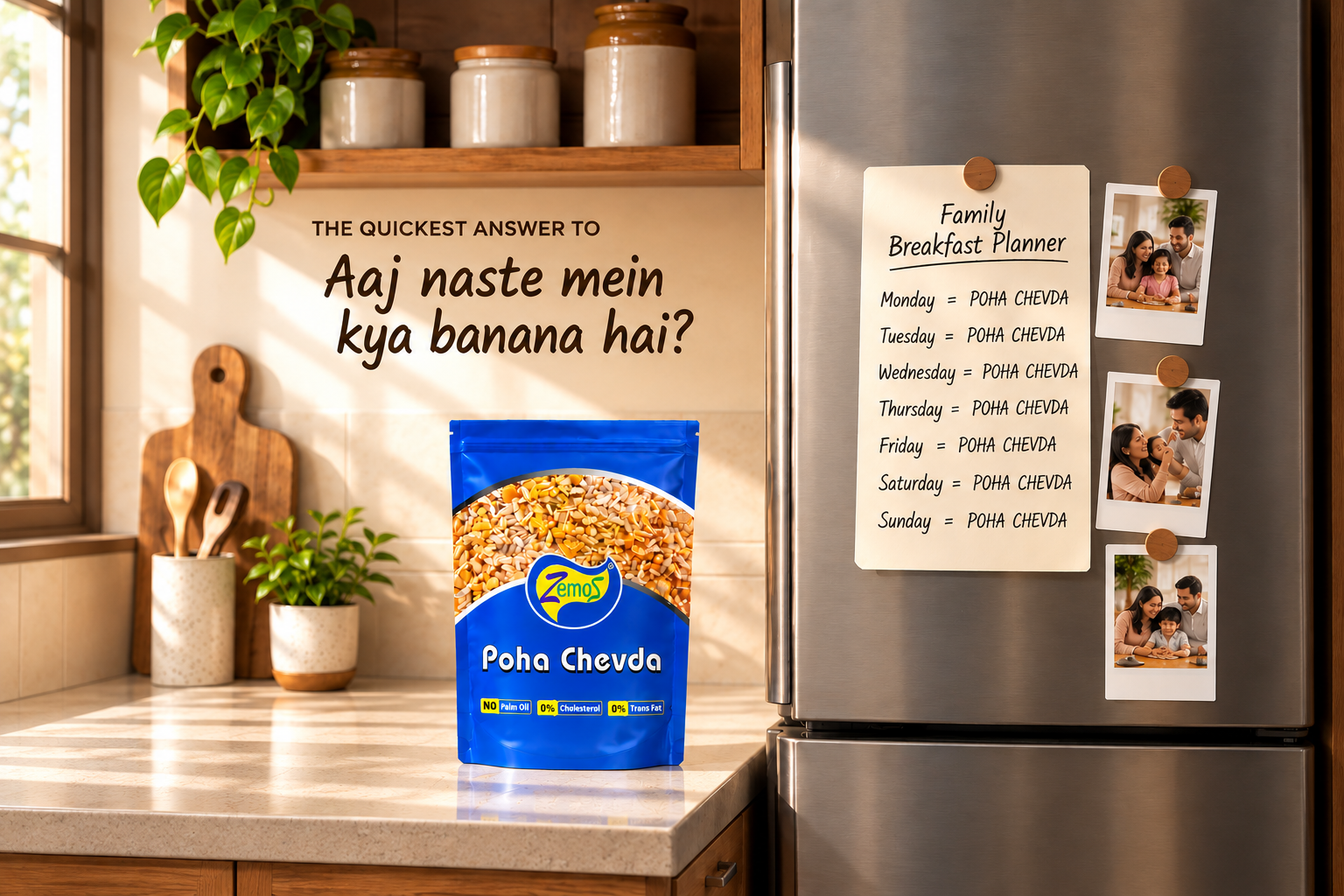 Aaj Naste Mein Kya Banana Hai? Why Poha Chevda Can Make Breakfast Planning Easier