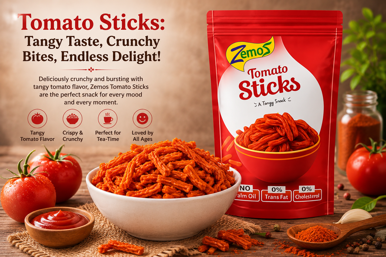 Tomato Sticks: The Tangy and Crunchy Snack That Makes Every Bite Exciting