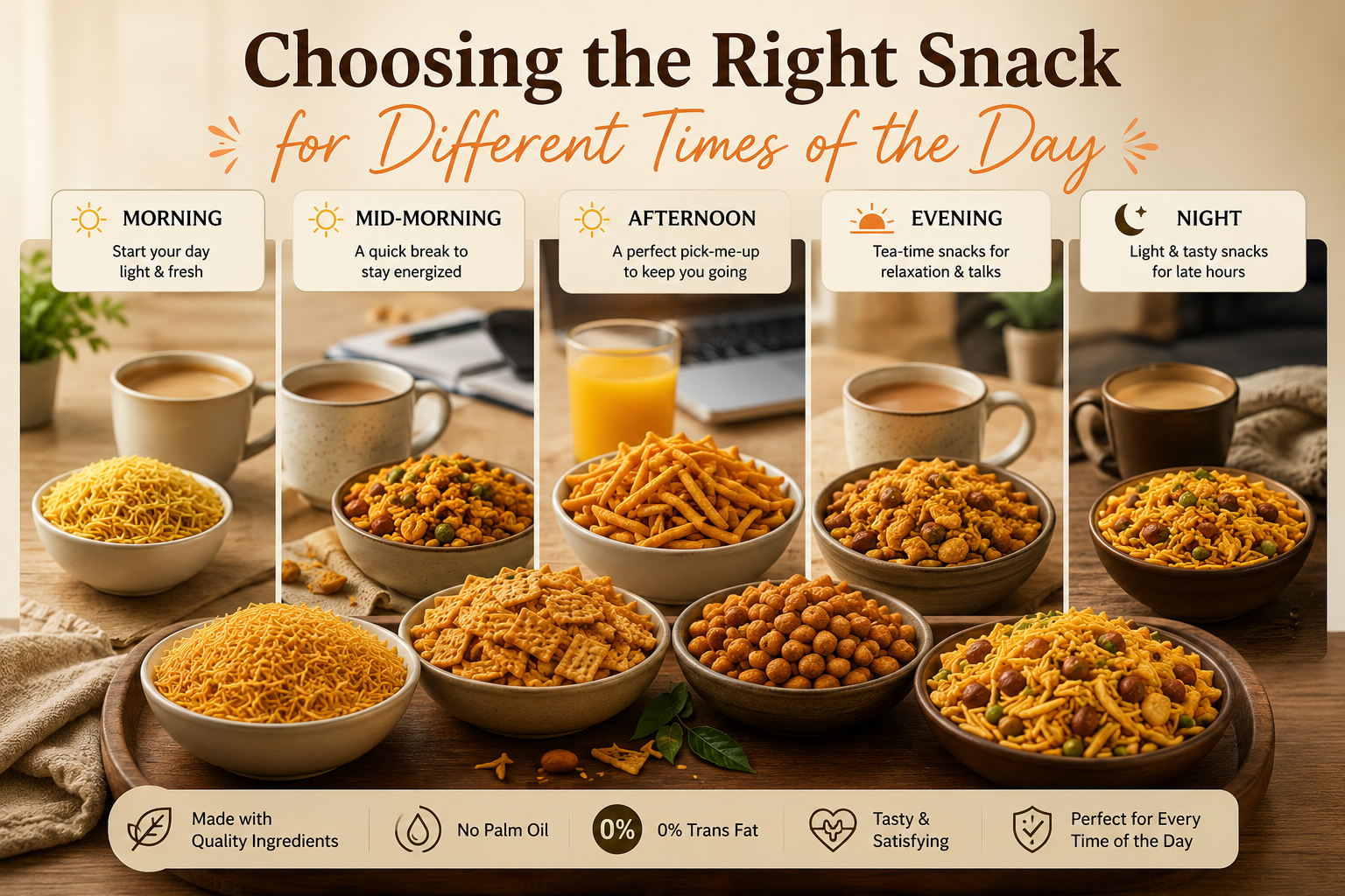 Choosing the Right Snack for Different Times of the Day