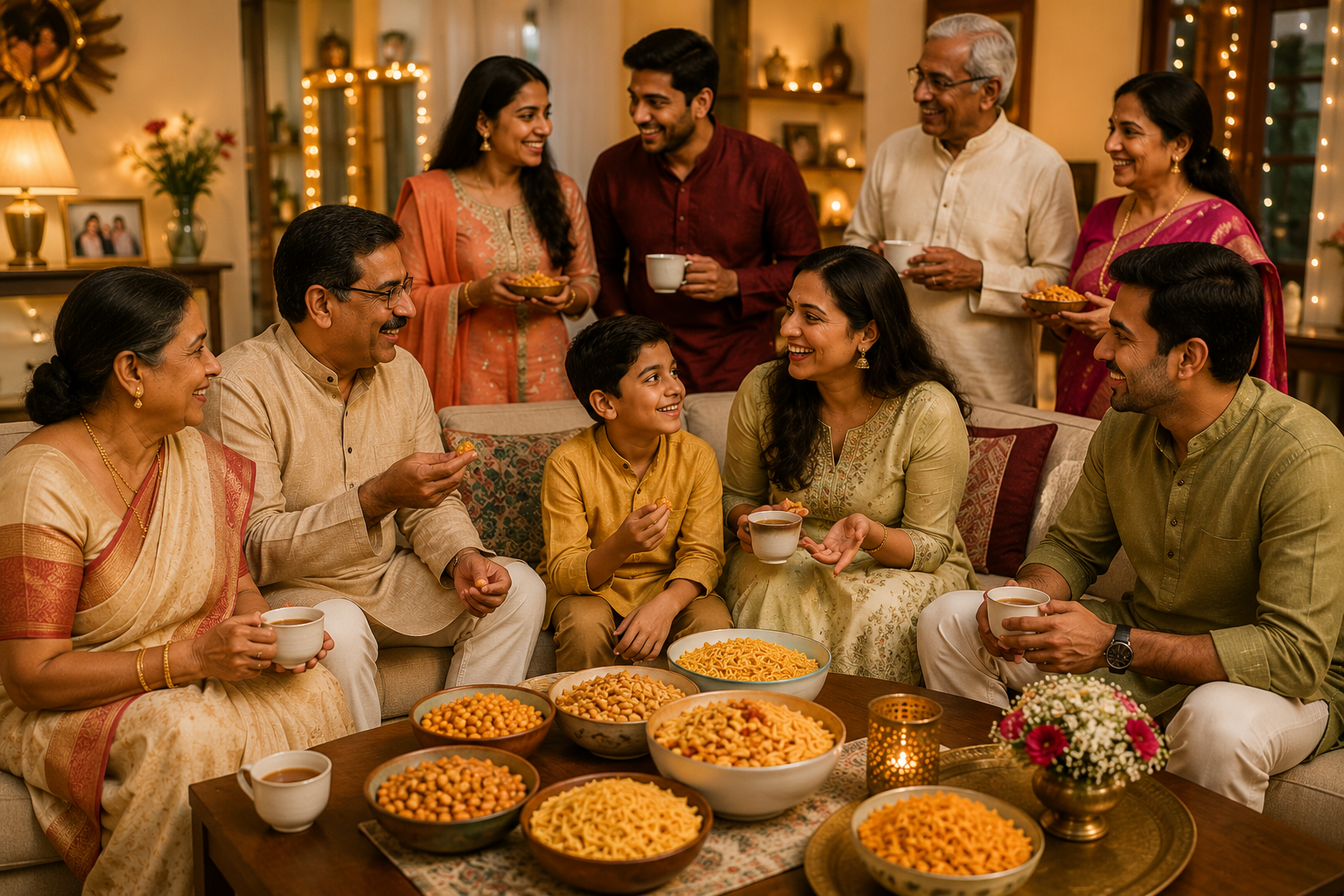 The Role of Namkeen in Indian Family Gatherings